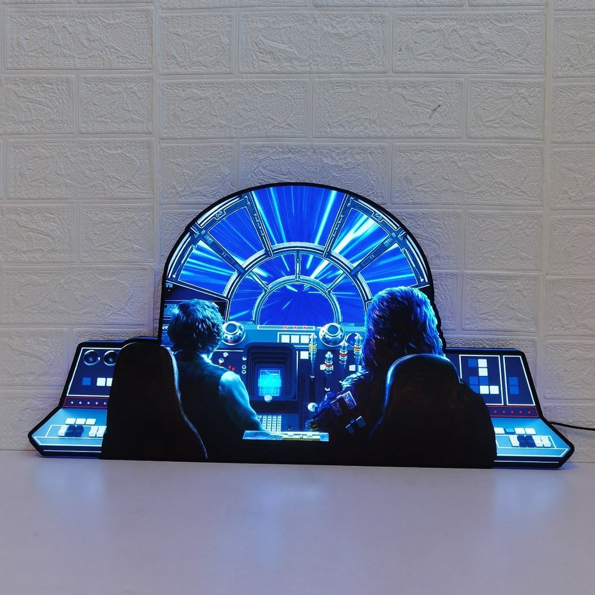 Star Wars Millennium Falcon Pinball Topper LED Lightbox