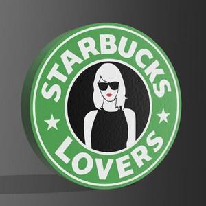 Taylor Swift Starbucks Lover LED Lightbox - FYLZGO Signs