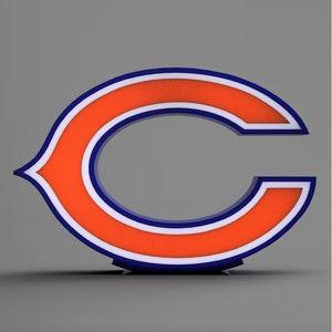 Chicago Bears LED Lightbox - FYLZGO Signs