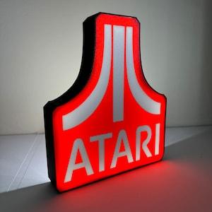 Boîte à lumière LED rétro Atari