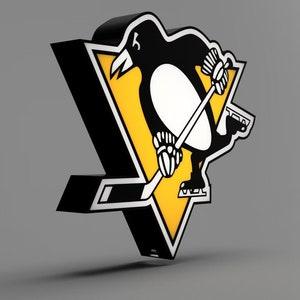 Penguins de Pittsburgh - LNH - Enseigne/Lampe LED Lightbox