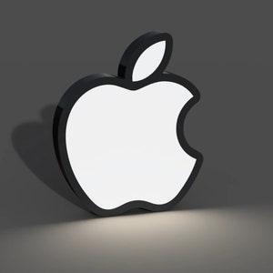Apple Logo inspired - LED LightBox Lamp / Sign - FYLZGO Signs