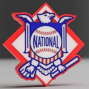 Major League Baseball National League Logo LED LightBox Sign / Lamp