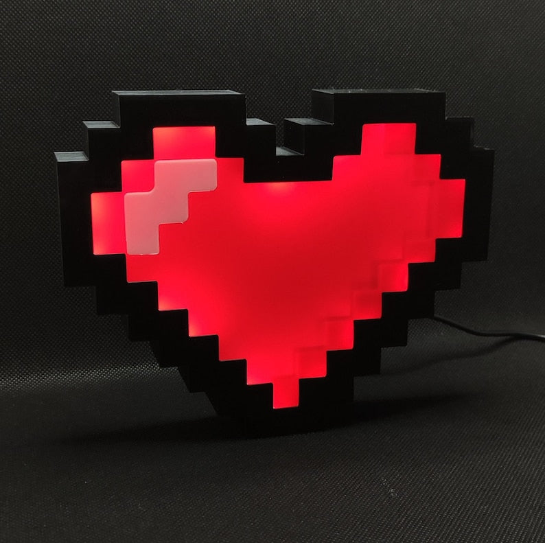 Pixel Heart Lightbox