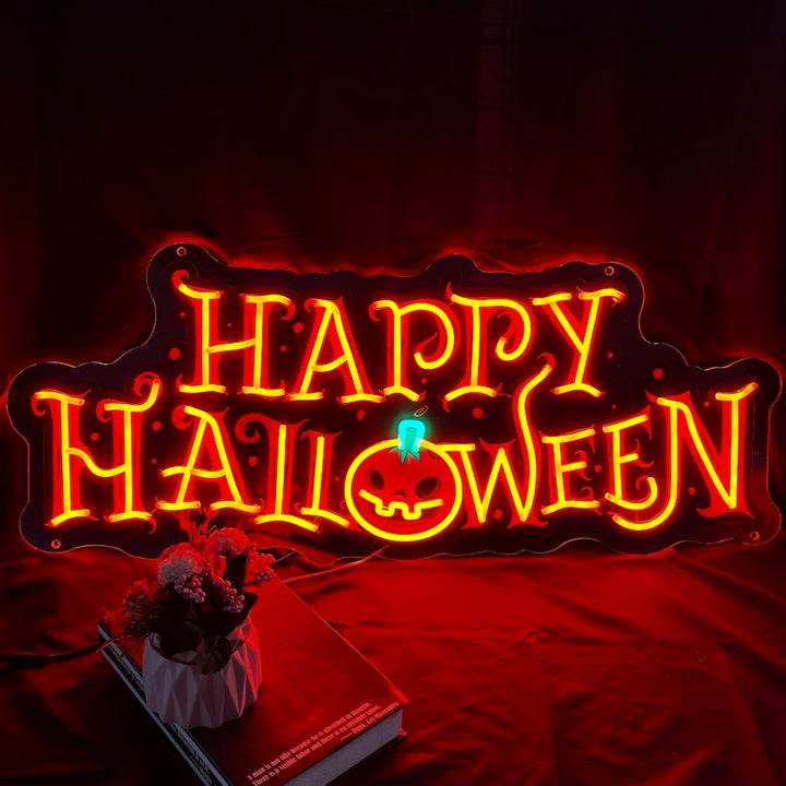 Halloween Neon Sign, BOO'D Neon Sign, Halloween Party Sign,Halloween sign, Halloween Decor, Pumpkin Neon Sign, Pumpkin Decor