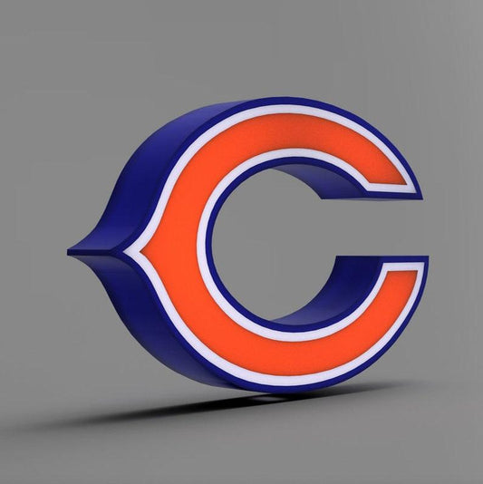 Chicago Bears LED Lightbox - FYLZGO Signs