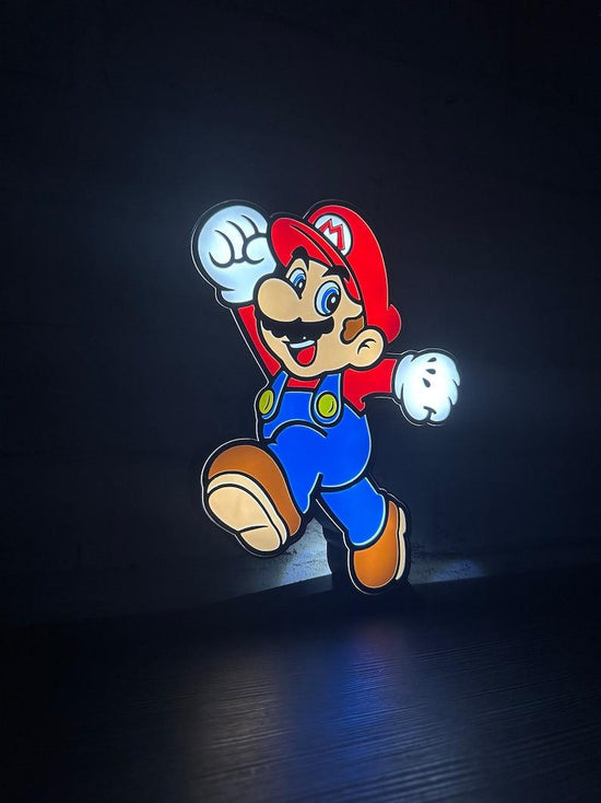 Mario Bros Led LightBox Sign Lamp Room Decoration - FYLZGO Signs