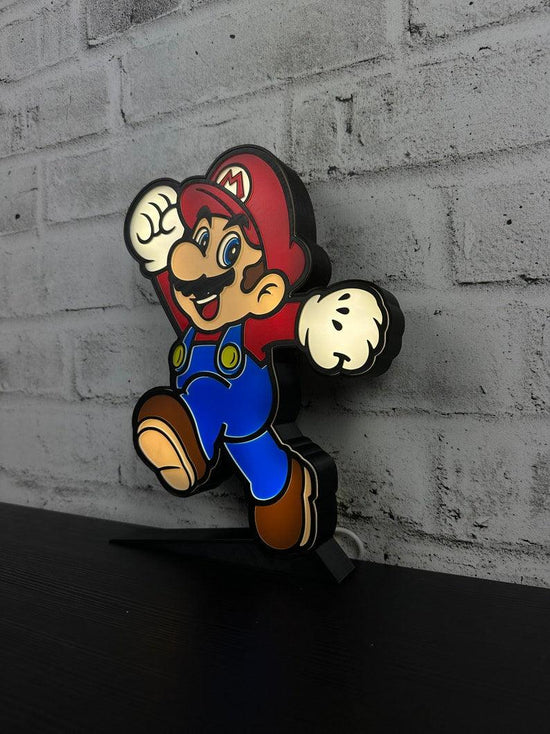 Mario Bros Led LightBox Sign Lamp Room Decoration - FYLZGO Signs