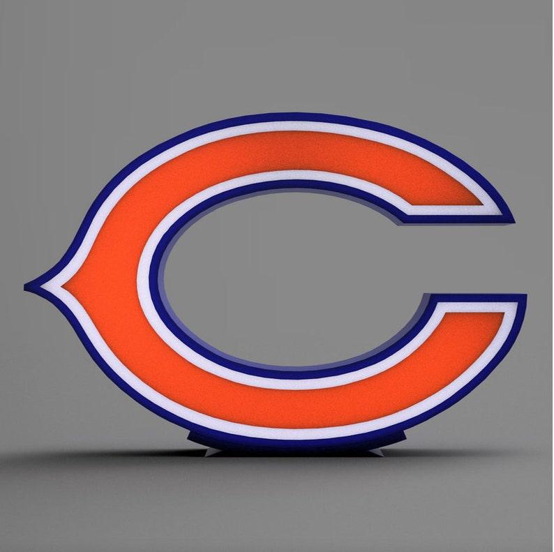 Chicago Bears LED Lightbox - FYLZGO Signs