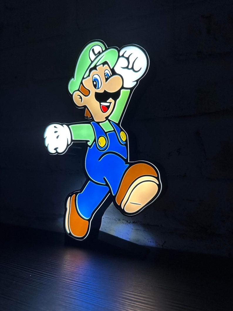 Luigi Led LightBox Sign Lamp Room Decoration - FYLZGO Signs