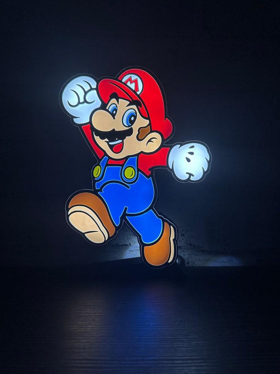 Mario Bros Led LightBox Sign Lamp Room Decoration - FYLZGO Signs