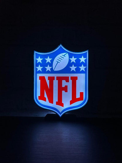 NFL Led LightBox Sign Lamp Football Room Decoration - FYLZGO Signs