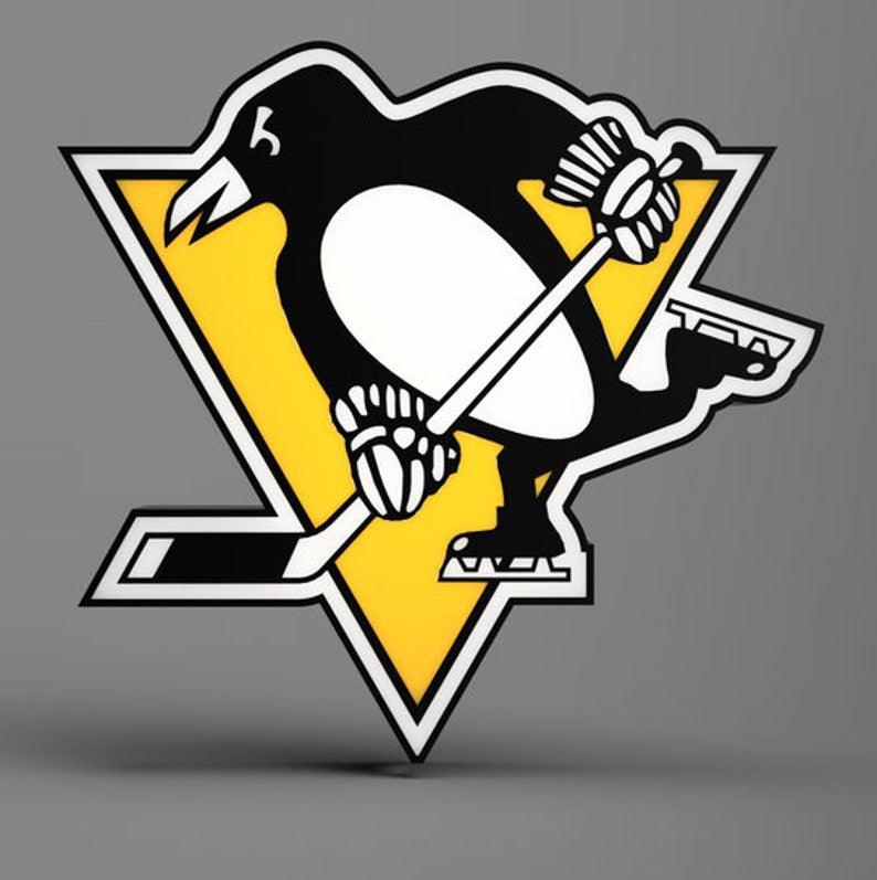 Penguins de Pittsburgh - LNH - Enseigne/Lampe LED Lightbox