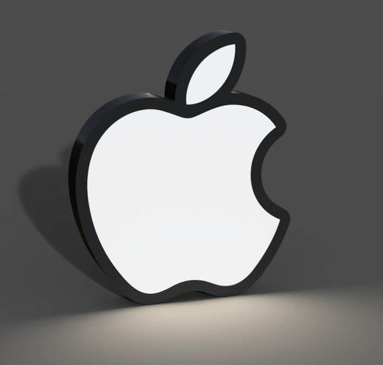 Apple Logo inspired - LED LightBox Lamp / Sign - FYLZGO Signs