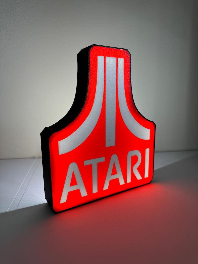 Boîte à lumière LED rétro Atari