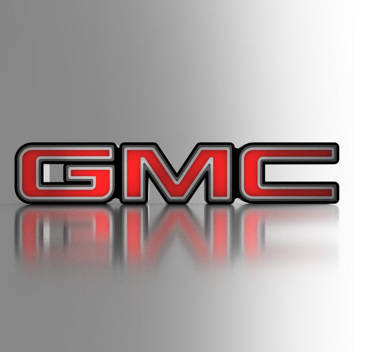 GMC Car Logo Car LED LightBox Sign / Lamp