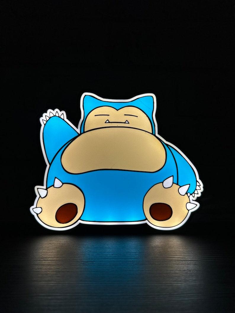 Snorlax Led LightBox Sign Lamp Pokémon Room Decoration - FYLZGO Signs