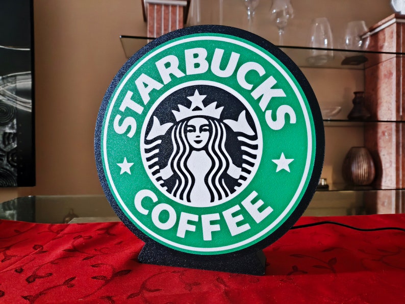 Starbucks Coffee Inspired Lightbox LED Lamp