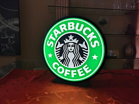 Starbucks Coffee Inspired Lightbox LED Lamp