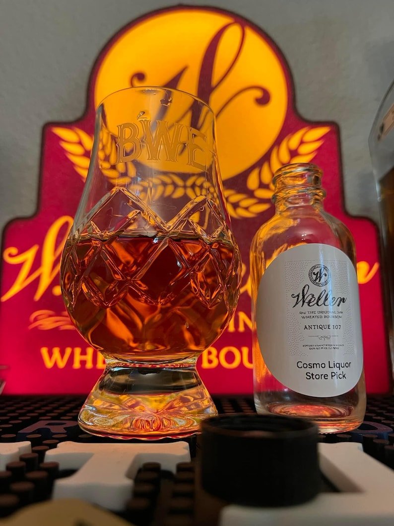 Weller Bourbon Led Lightbox - Décoration intérieure inspirée du whisky fabriquée à la main