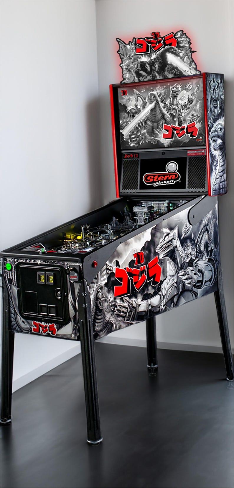 Godzilla 70th Anniversary Pinball Topper LED Lightbox Limited Edition