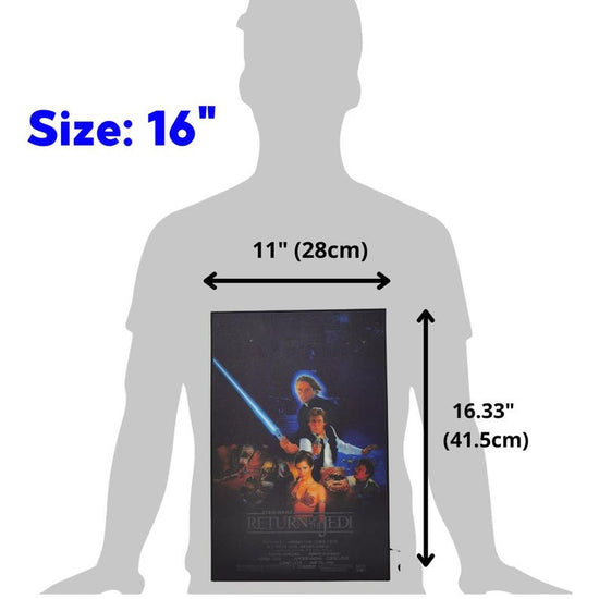 Star Wars Return of the Jedi Movie Poster LED Lightbox | Fully Dimmable & Powered by USB