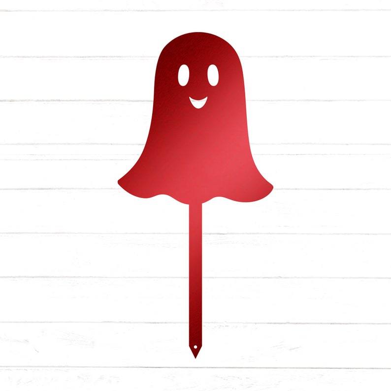 Ghost Yard Stake | Halloween Decor | Spooky Yard Art | Outdoor Halloween Decor | Ghost Decor | Halloween Ghost | Cute Ghost