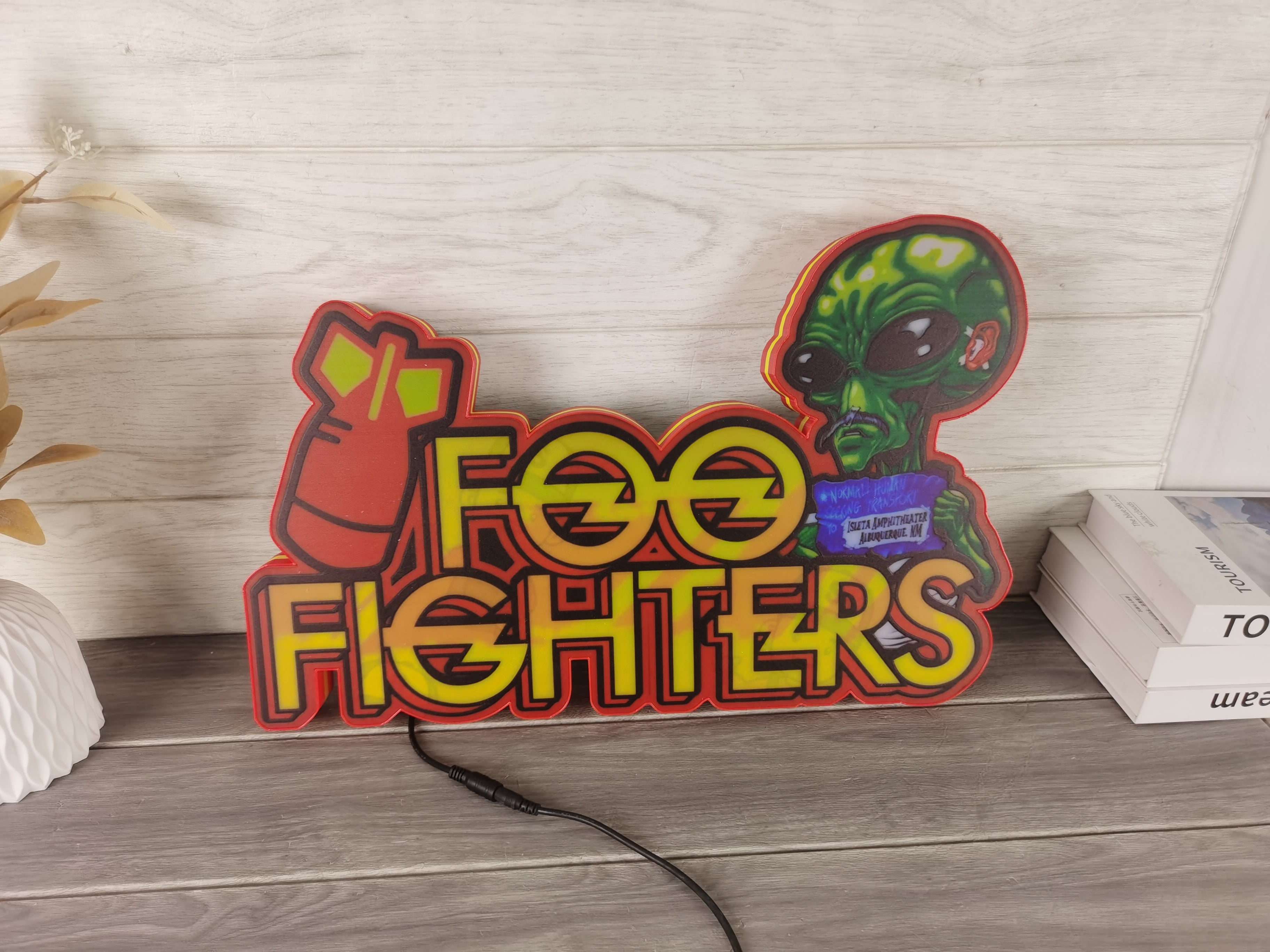 Custom Made Foo Fighters Pinball Topper LED Light Box, For Rock 'n' Roll  Fans, Pinball Arcade Decor, Gameroom Decor