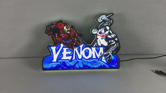 Venom Pinball Topper LED Light Box Fully Darkable USB Powered, Pinball Arcade Decor, Perfect for Game Room or Pinball Machine