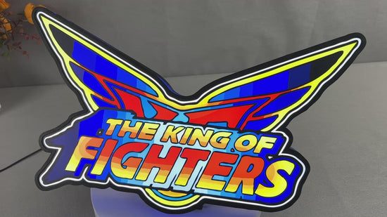 The King of Fighters 3D Printed LED Lightbox for Gaming Room Decor