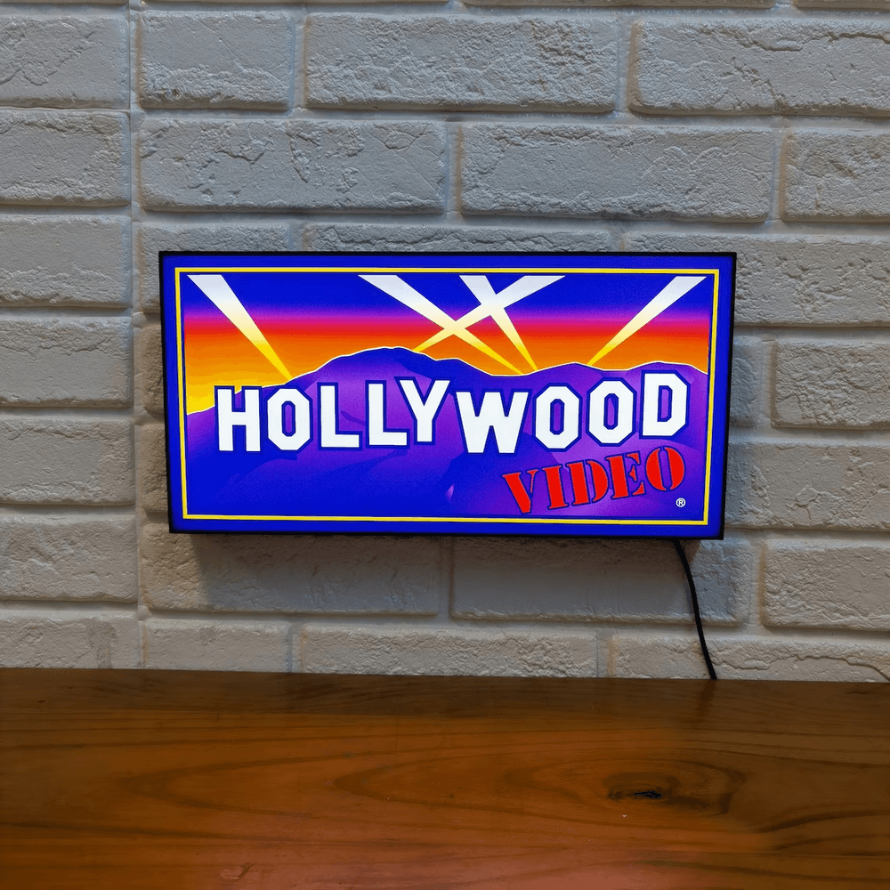 Vintage Hollywood Video LED Lamp, Add Some Retro Charm to Your Room - FYLZGO Signs