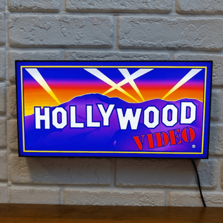 Vintage Hollywood Video LED Lamp, Add Some Retro Charm to Your Room - FYLZGO Signs