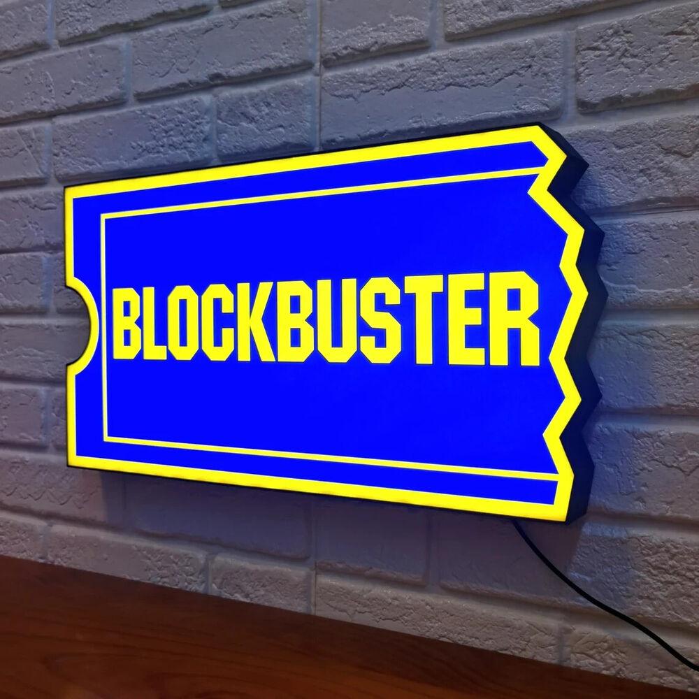 Blockbuster LED Light Box Customizable Text Fully Dimmable & Powered by USB - FYLZGO Signs