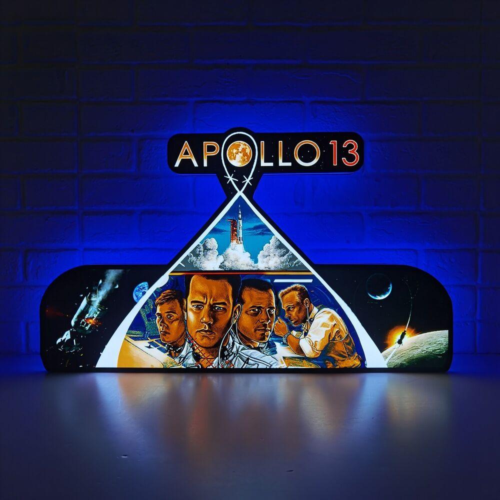 Premium Apollo 13 Pinball Top LED Light Box USB Powered Fully Dimmable - FYLZGO Signs