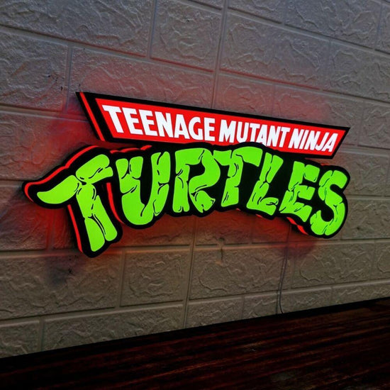 TMNT Teenage Mutant Ninja Turtle led sign 3D light box Fully Dimmable & Powered by USB - FYLZGO Signs