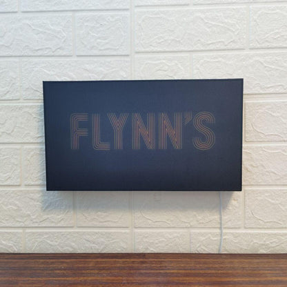 Flynn's Arcade LED Lightbox USB Powered & Dimmable Perfect for Gaming Room - FYLZGO Signs