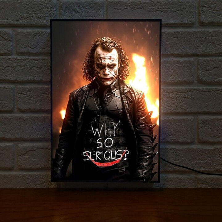 Joker Movie Poster from an Alternative Reality Heath Ledger Inspire - FYLZGO Signs