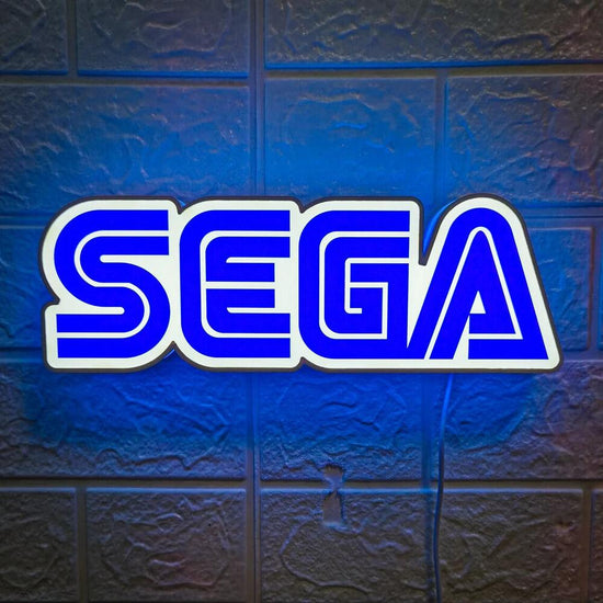 Sega Game Room Decoration Logo Sega CD, Sega Genesis, Sega Saturn and Sega 3D Lightbox - FYLZGO Signs