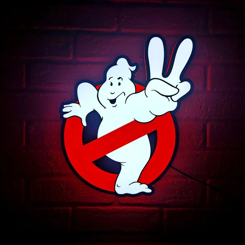 Ghostbusters 2 Logo Lightbox USB Powered with Dimming Control Perfect Decor - FYLZGO Signs