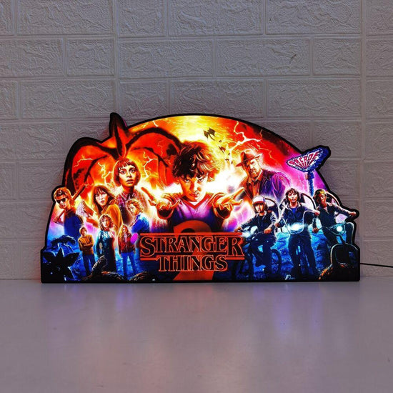 Exclusive Stranger Things Pinball Topper LED Lightbox USB plug Dimmer - FYLZGO Signs