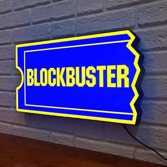 Blockbuster LED Light Box Customizable Text Fully Dimmable & Powered by USB - FYLZGO Signs