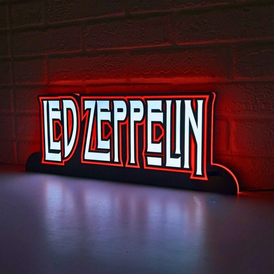 Led Zeppelin LED Light Box Rock your space Dimmable & powered by USB - FYLZGO Signs