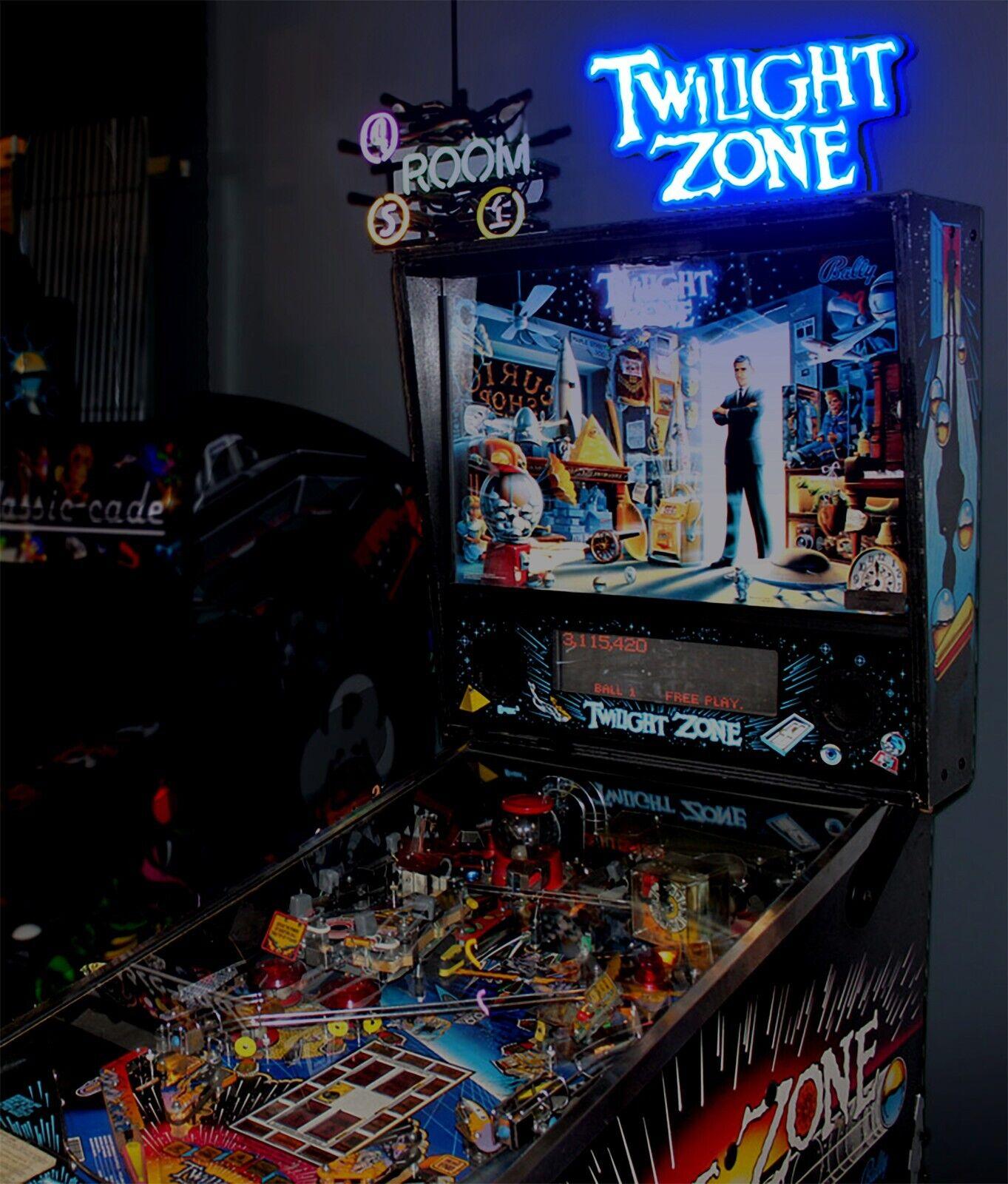Twilight Zone Pinball Topper LED Lightbox Enhance Your Gaming Experience - FYLZGO Signs