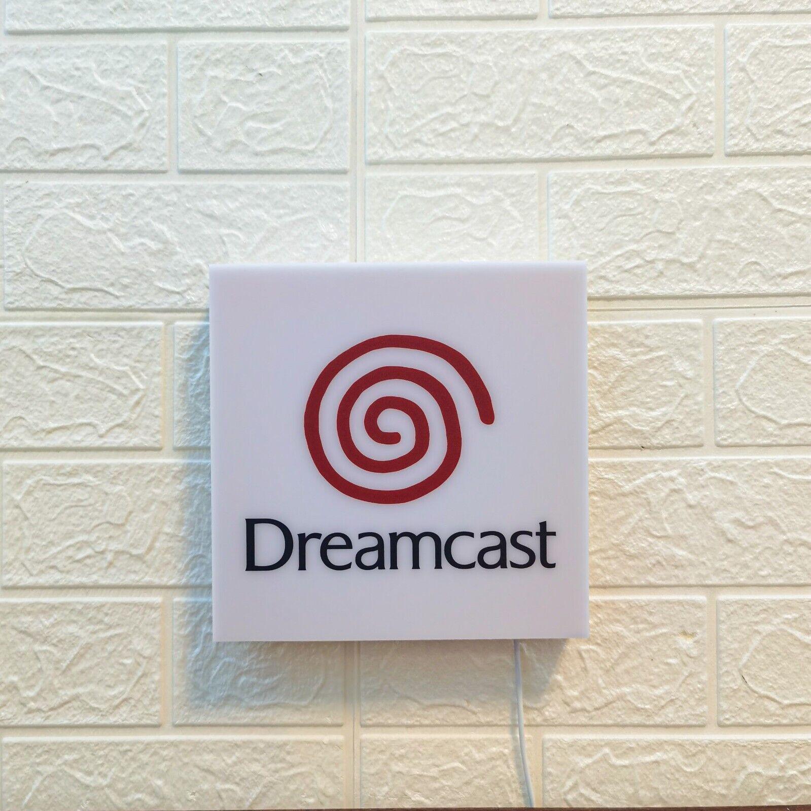 Dreamcast Logo LED Sign Sega Console 3D Printed Light Sign - FYLZGO Signs