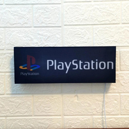 PlayStation Classic Logo Men's Cave Light PlayStation Logo for Game Room Decor 3D Lightbox - FYLZGO Signs