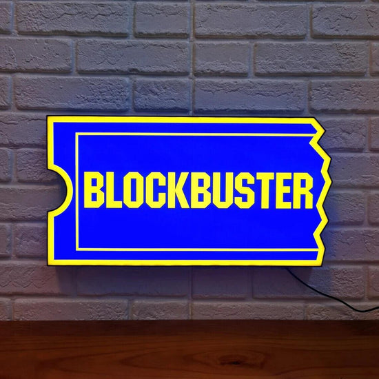 Blockbuster LED Light Box Customizable Text Fully Dimmable & Powered by USB - FYLZGO Signs