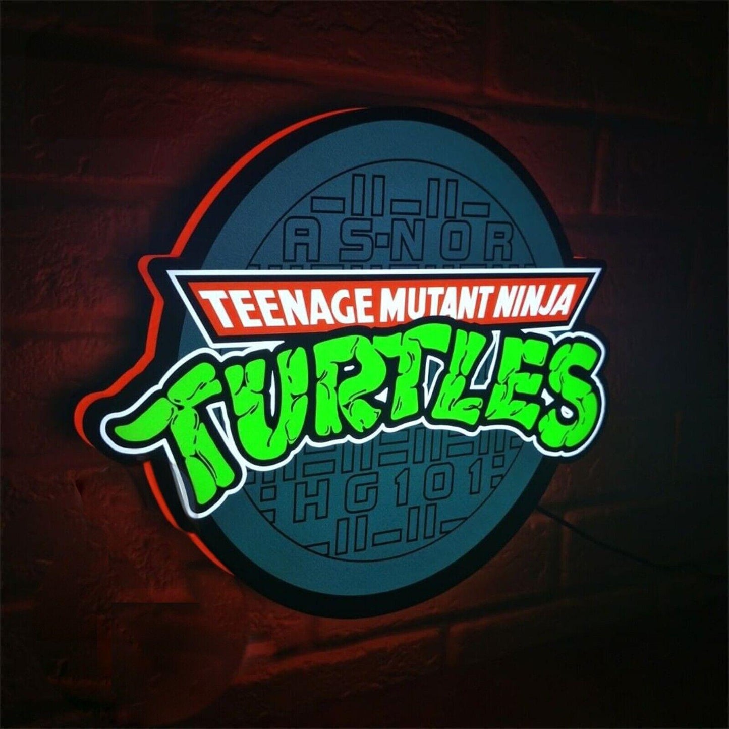 TMNT Teenage Mutant Ninja Turtles Fan Art 3D Lightbox Fully Dimmable USB Power Supply - FYLZGO Signs