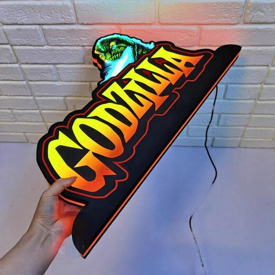 Godzilla Pinball Top LED Light Box Dimmer Enhance Your Pinball Experience - FYLZGO Signs