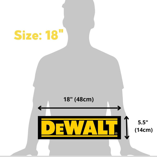 DeWalt Tool LED Lightbox Fully Dimmable & Powered by USB Different Sizes - FYLZGO Signs