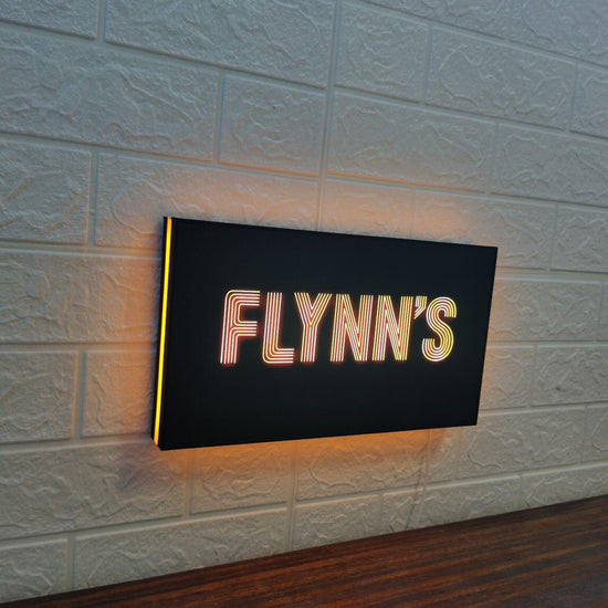 Flynn's Arcade LED Lightbox USB Powered & Dimmable Perfect for Gaming Room - FYLZGO Signs